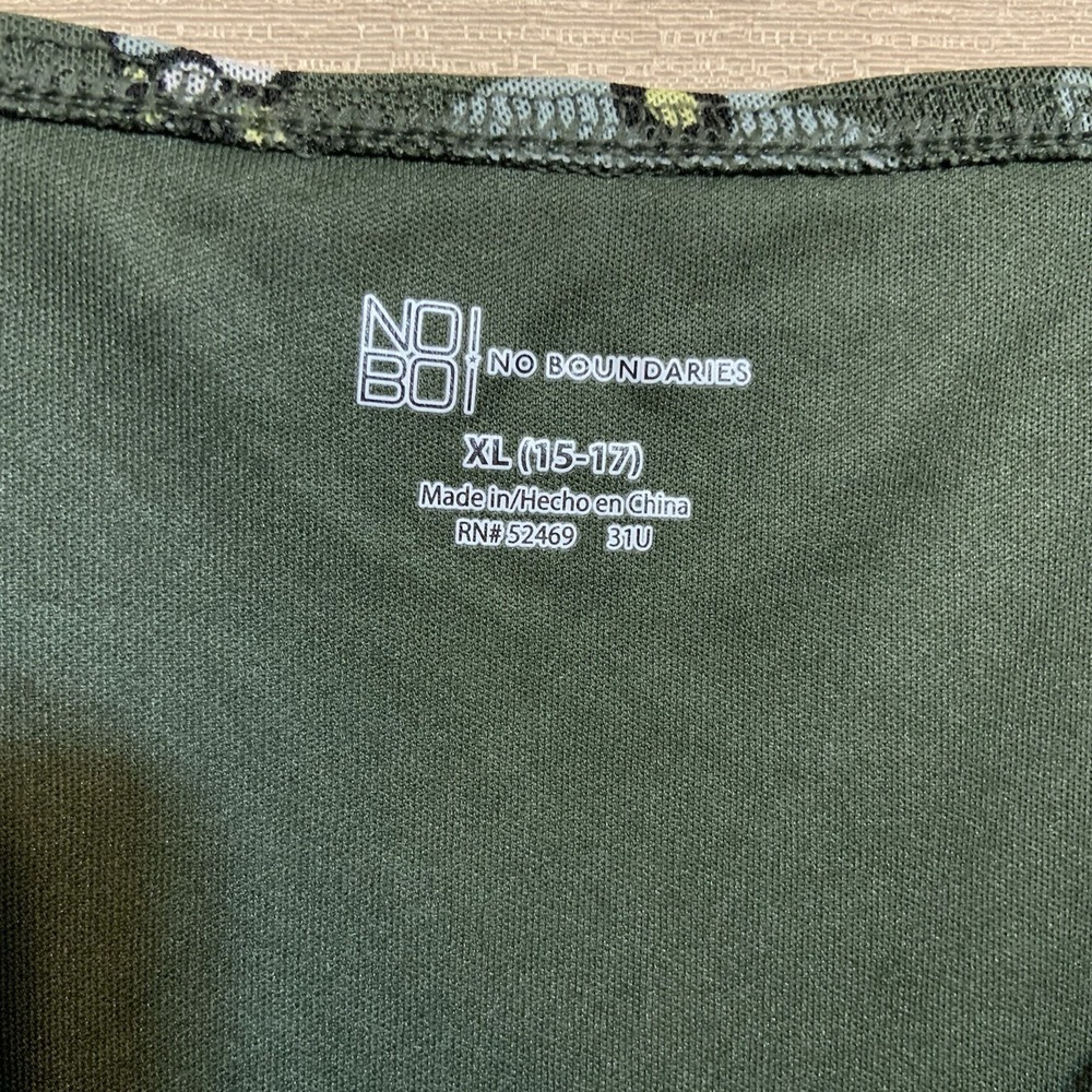 Y2K No Boundaries Floral Mesh Slip Dress XL Olive Green Adjustable Strap Mini - Picture 5 of 7